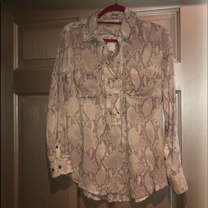 New-snake skin-long sleeve-size S